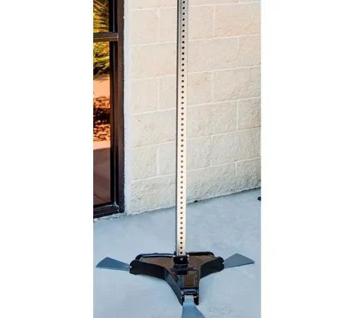 Accuform HSP820 BLOCKADE Versatile Sign Stand, 6', Steel/Iron