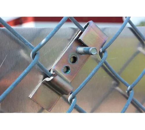 Accuform HSR270 Sign Holder Bracket for Fences, 4-1/2"x3-1/2"x1", Steel