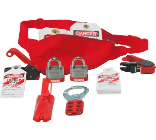 Accuform KSK115 Stopout® Lockout/Tagout Pouch Kit, Nylon