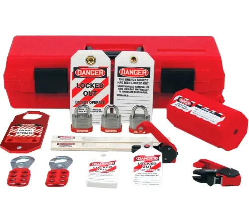 Accuform KSK234 Stopout® Standard Lockout Kit, Plastic