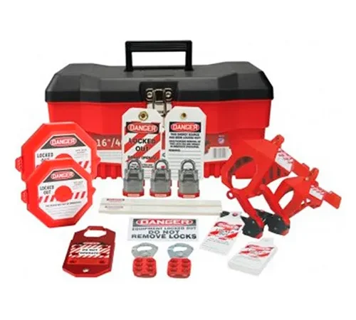 Accuform KSK236 Stopout® Standard Plus Lockout Kit, Plastic