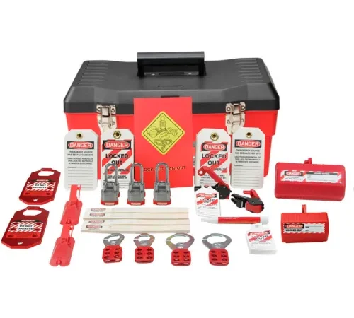 Accuform KSK345 Stopout® Deluxe Lockout Kit, Plastic