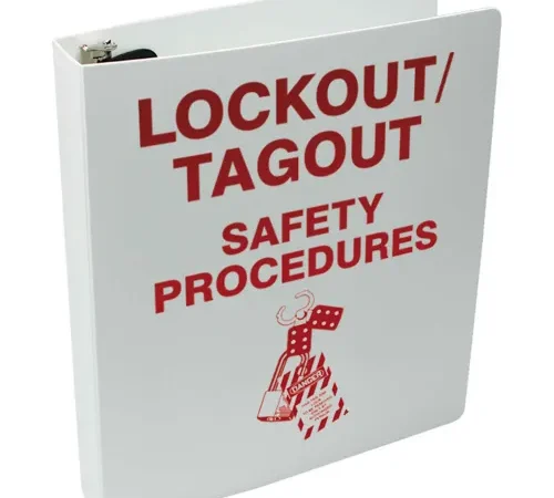 Accuform KSS146 Lockout Procedure Station Additional Binder, Plastic, 11"W X 11-1/2"H