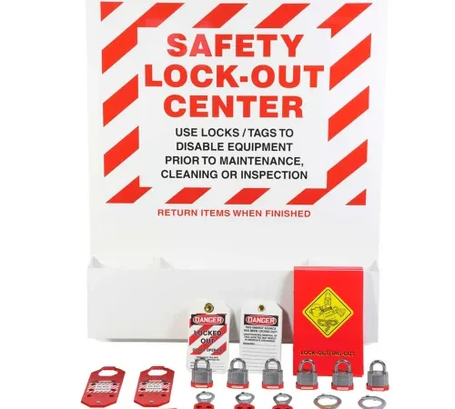 Accuform KST423 Stopout® Heavy-Duty Aluminum Big Pocket Lockout Board, Aluminum
