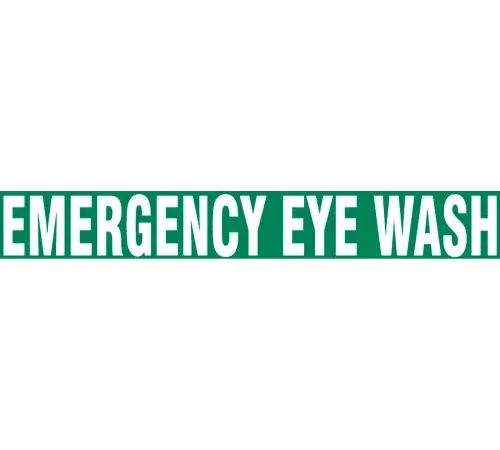 Accuform PTP187 Floor Stripe™ - Emergency Eye Wash - 3" x 12"