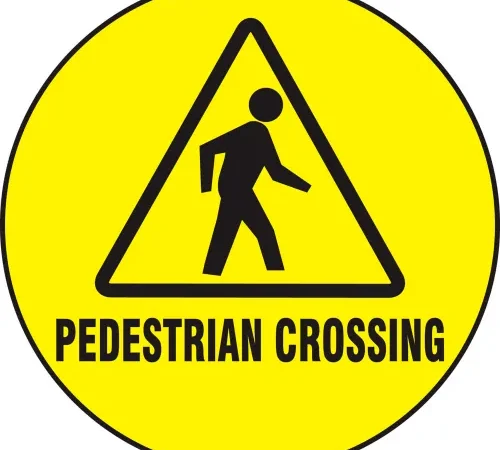 Accuform VPL904LENSLED Sign Projector Lens Only - Pedestrian Crossing