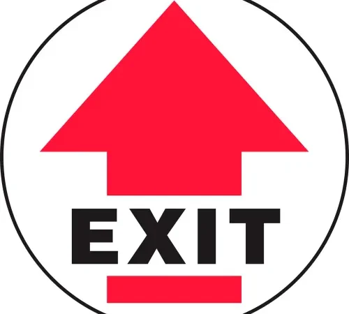 Accuform VPL906LENSLED Sign Projector Lens Only - Exit
