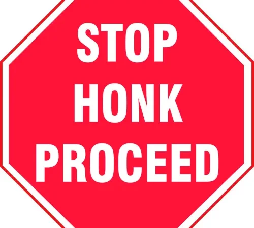 Accuform VPL907LENSLED Sign Projector Lens Only - Stop Honk Proceed