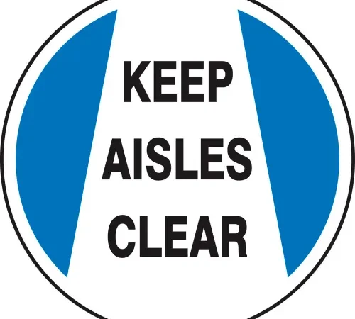Accuform VPL909LENSLED Sign Projector Lens Only - Keep Aisles Clear