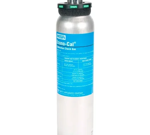 MSA Calibration Gas Cylinder, 34 Liter, Quad Mix for Altair®4X/5X, 10048280