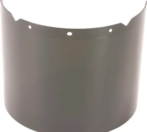 MSA V-Gard® Visor, PC, Shade 5 IR, Molded, 8"W x 17"L x .098"H - Pkg Qty 5