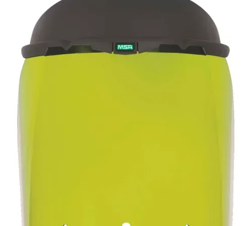 MSA V-Gard® Visor,PC,Arc-Rated SP Tint,Molded, 8"Wx17.25"Lx.065"H,Use With Chin Protector - Pkg Qty 5