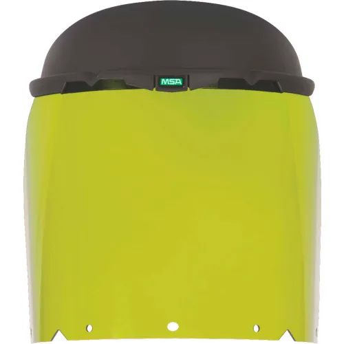 MSA V-Gard® Visor,PC,Arc-Rated SP Tint,Molded, 8"Wx17.25"Lx.065"H,Use With Chin Protector - Pkg Qty 5