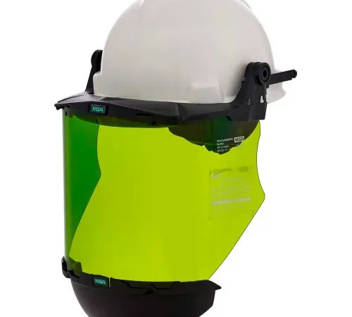 MSA V-Gard® Accessory Arc Kit, White, For Slotted Caps With Chin Protector