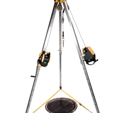 Workman® 10163033 8'H Confined Space Entry Tripod Kit