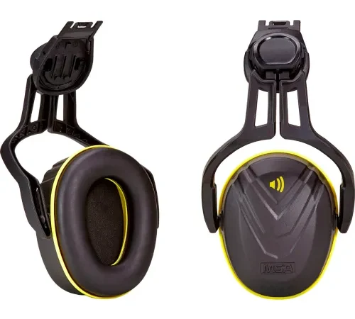 V-Gard® Cap Mounted Hearing Protection, Medium, Black Cups