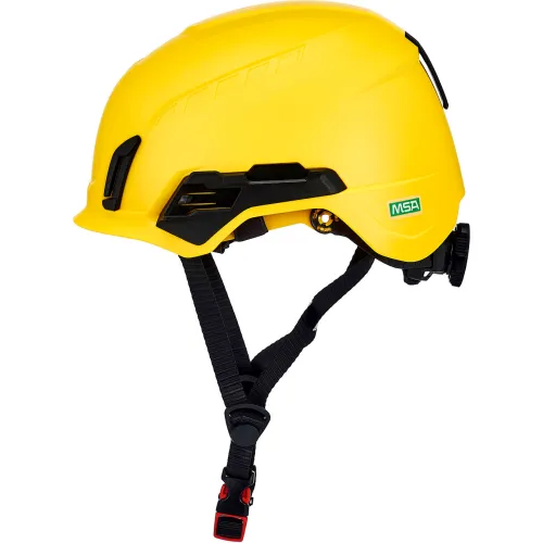 MSA Safety V-Gard H2™ MIPS Safety Helmet, Non-Vented, Climbing, Class E, Type 2, Yellow
