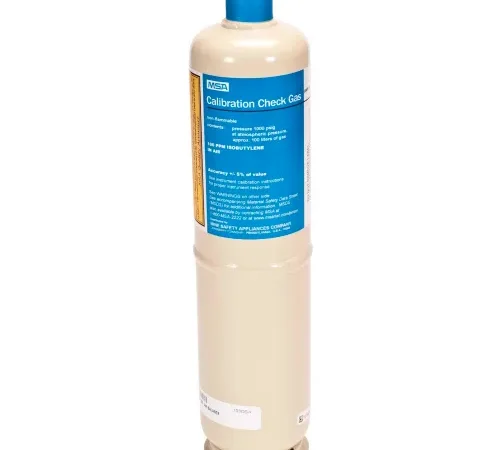 MSA Isobutylene Cylinder, 100 Liter, 100 Ppm, 494450