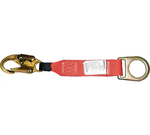 MSA Lanyard Connector Adapter, 18"L, D-Ring, 505318