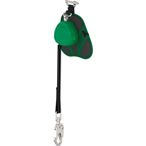 MSA Safety V-Tec Edge" Personal Fall Limiter, Single Leg, 36CS Swivel Snap Hook, 8'L