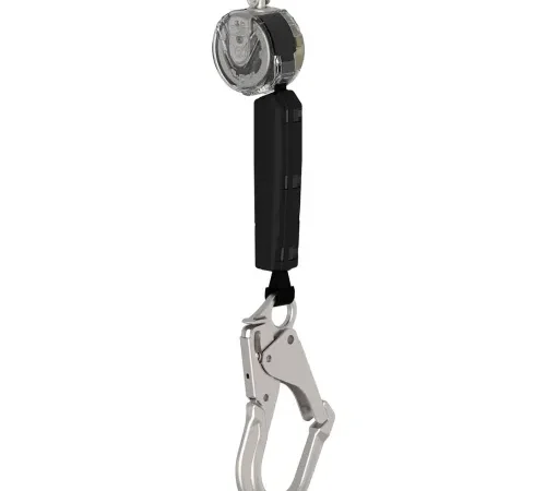 MSA V-TEC" Personal Fall Limiter w/o Anchorage Connector, Single Leg, Aluminum Snap Hook, 10'L