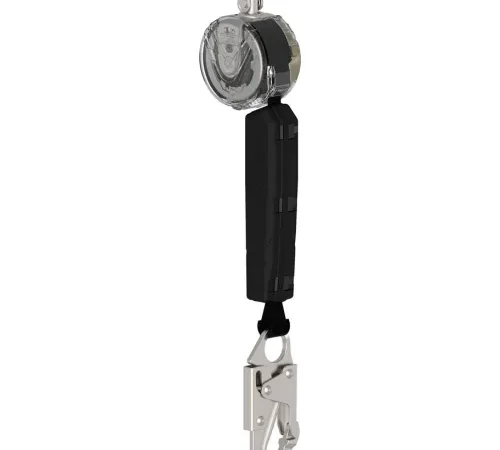 MSA V-TEC" Personal Fall Limiter w/o Anchorage Connector, Single Leg, 36C Steel Snap Hook, 10'L