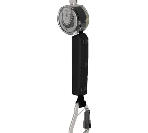 MSA V-TEC" Personal Fall Limiter w/o Anchorage Connector, Single Leg, Aluminum Carabiner, 10'L