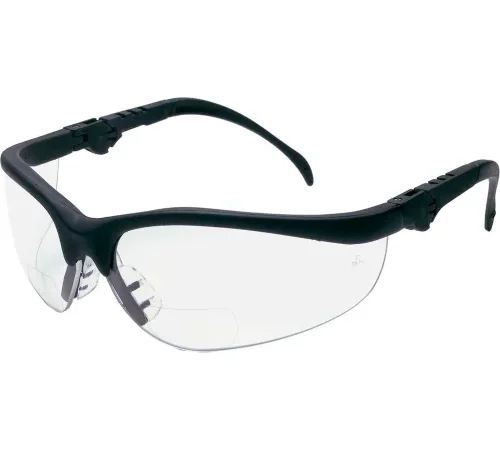 Crews K3H15 Klondike Magnifier Safety Glasses, 1.5 Magnifier, Clear Lens
