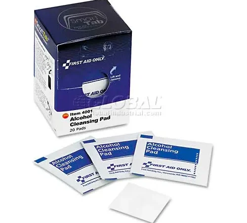 First Aid Only FAE-4001 Alcohol Cleansing Pads, 20/Box