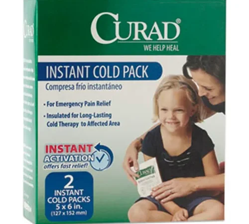 Curad CUR961R Instant Cold Pack, 2/Box