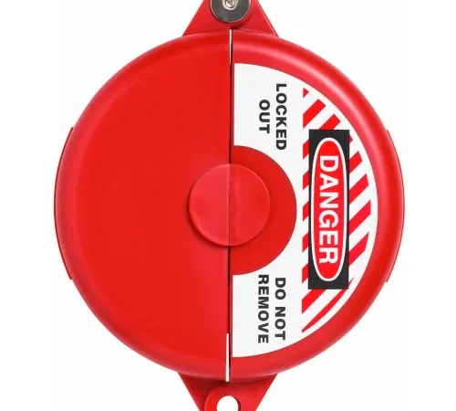 ABUS V305 Gate Valve Lockout, 2.5 - 5", Diameter, Red, 00364 - Pkg Qty 6