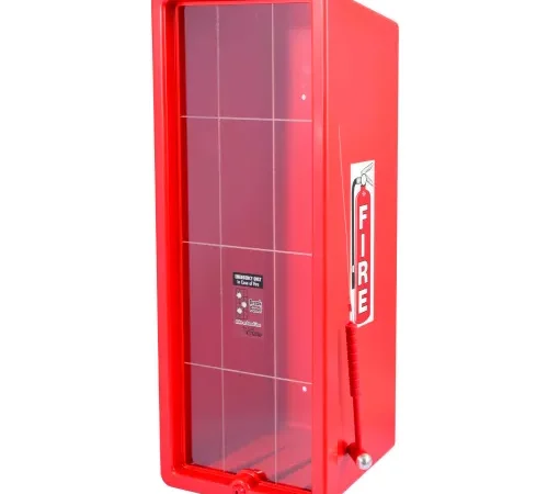Cato Chief Plastic Fire Extinguisher Cabinet, Fits 20 Lbs. Extinguisher, Red