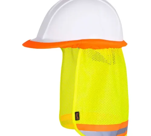 Sellstrom® Mesh Hard Hat Sun Shade, One Size, Hi-Vis Yellow/Green