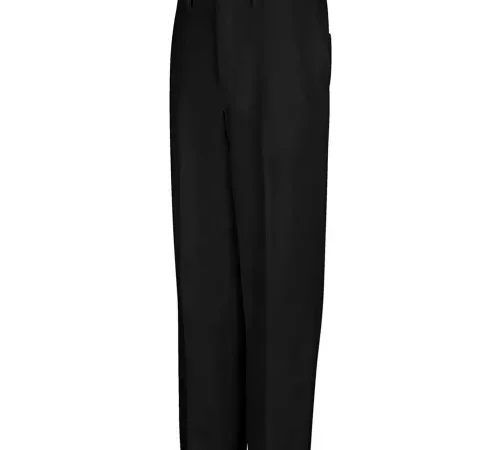Chef Designs Cook Pants, Black, Polyester/Cotton, 46" x 36"