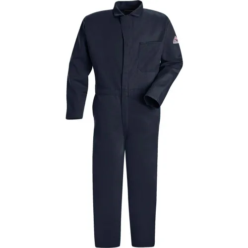 EXCEL FR® Flame Resistant Classic Coverall CEC2, Navy, Size 42 Long