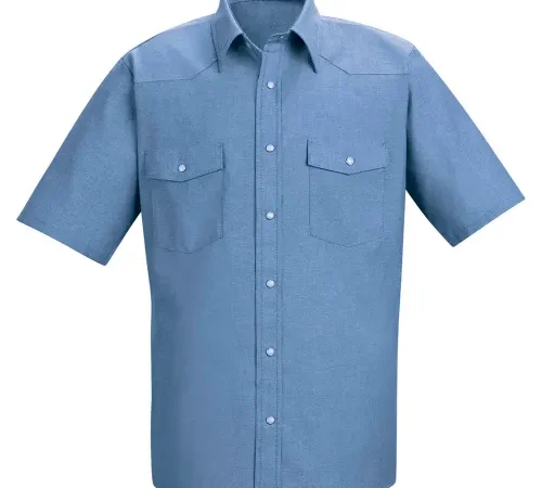 Red Kap® Men's Short Sleeve Deluxe Western Style Shirt 4XL SC24-SC24LBSS4XL
