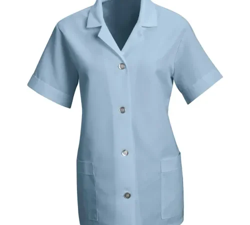 Red Kap® Women's Smock Loose Fit Short Sleeve Light Blue S - TP23