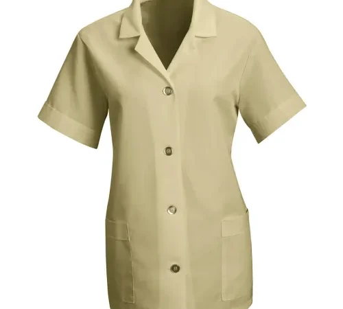 Red Kap® Women's Smock Loose Fit Short Sleeve Tan L - TP23