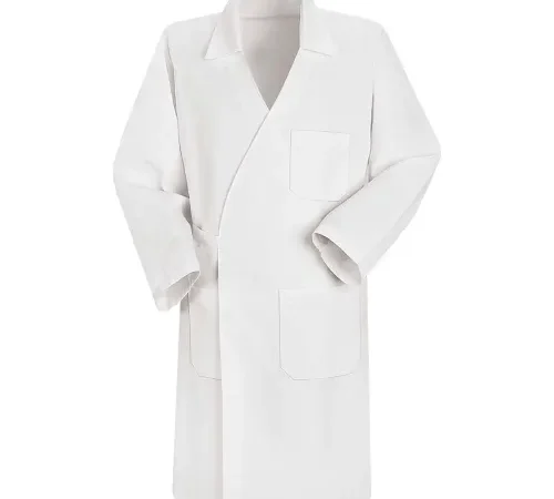 Red Kap® Men's Butcher Wrap, White, Polyester/Combed Cotton, 3XL