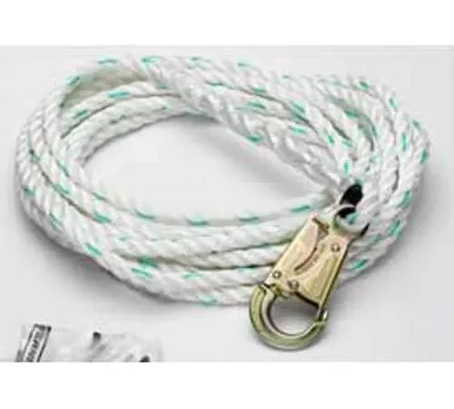 Werner® L201100 5/8" Poly-dac Vertical Lifeline, 100'L