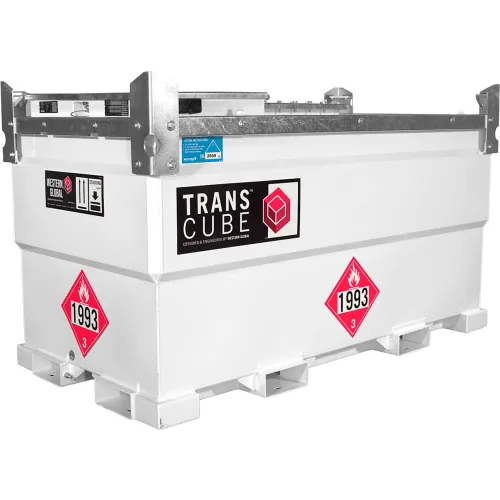 Western Global® TransCube 552 Gallon Double Walled Diesel Storage Tank, 115V/12 GPM Pump Kit - Image 2