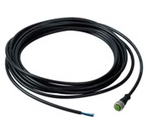 Werma 96069305 M12 Plug Socket W/5M Cable, 221g, Black