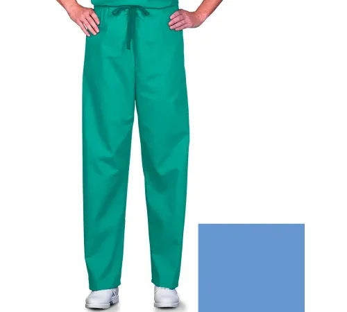 Unisex Scrub Pants, Non-Reversible, Ciel Blue, L
