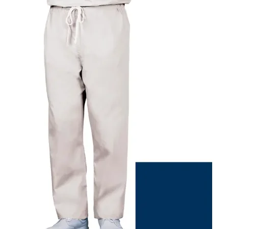 Unisex Scrub Pants, Reversible, Navy, XL
