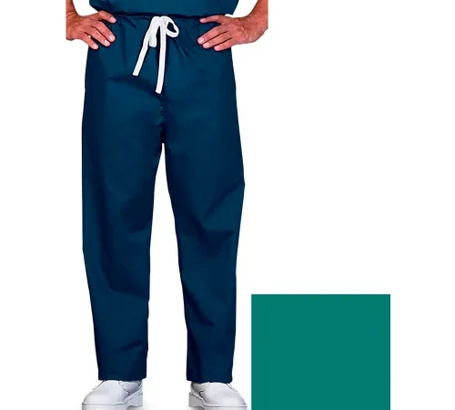Unisex Scrub Pants, Reversible, Jade, XS