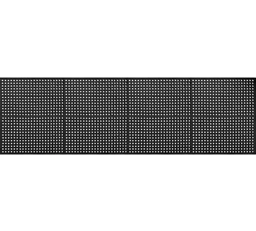 Global Industrial™ Drainage Mat, 3'W x 10'L, 1/2" Thick, Black