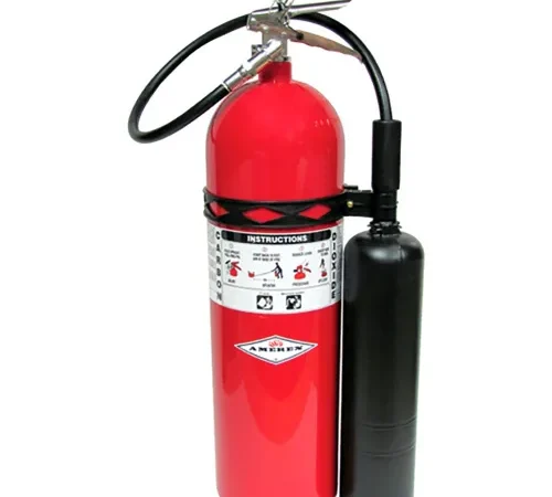 Amerex 15LB CO2 Fire Extinguisher, Wall Mount, Type B, C