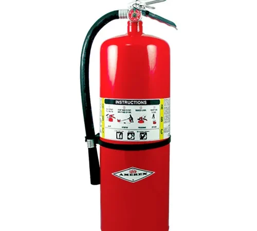 Amerex 20LB Dry Chemical Fire Extinguisher, Wall Mount, Type A, B, C