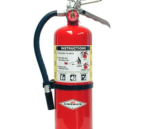 Amerex 5LB Dry Chemical Fire Extinguisher, Wall Mount, Type A, B, C