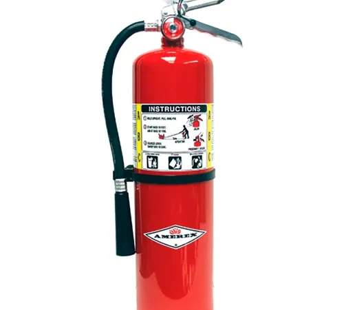 Amerex 10LB Dry Chemical Fire Extinguisher, Wall Mount, Type A, B, C